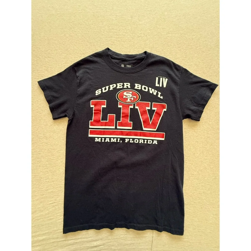 San Francisco 49ers Championship Black Tshirt Team Apparel Size Small